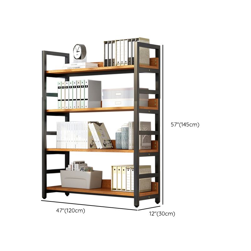 Moderner Stil Open Back Bookshelf Engineered Hole Books für Büro