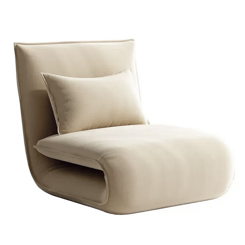 Linen Convertible Chair 25.6"L x 25.6"W Chair for Living Room and Bedroom Clearhalo 'Accent Chairs' 'accent_chairs' 'Chairs & Seating' 'furn' 'furn_accent_chairs' 'Furniture' 'Living Room Furniture' 1200x1200_8a348da4-c9f5-4c84-9206-c72a8a592b06