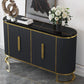 Luxury Style Home Storage Sideboard Sintered Stone Home Sideboard