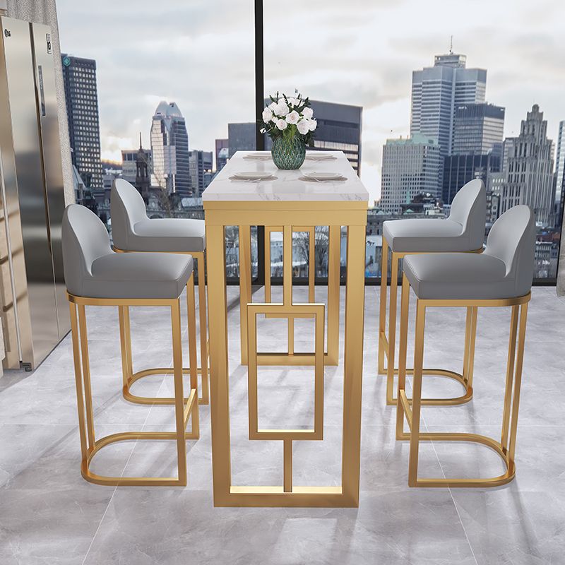 Living Room Counter Wine Table Rectangle Marble White Bar Height Pub Table Clearhalo 'Bar Furniture' 'Bar Tables' 'bar_tables' 'furn' 'furn_bar_tables' 'Furniture' 'furniture_bar_tables' 'Kitchen & Dining Furniture' 1200x1200_8a3c3bf7-a93d-46e0-b21e-60a86be76008