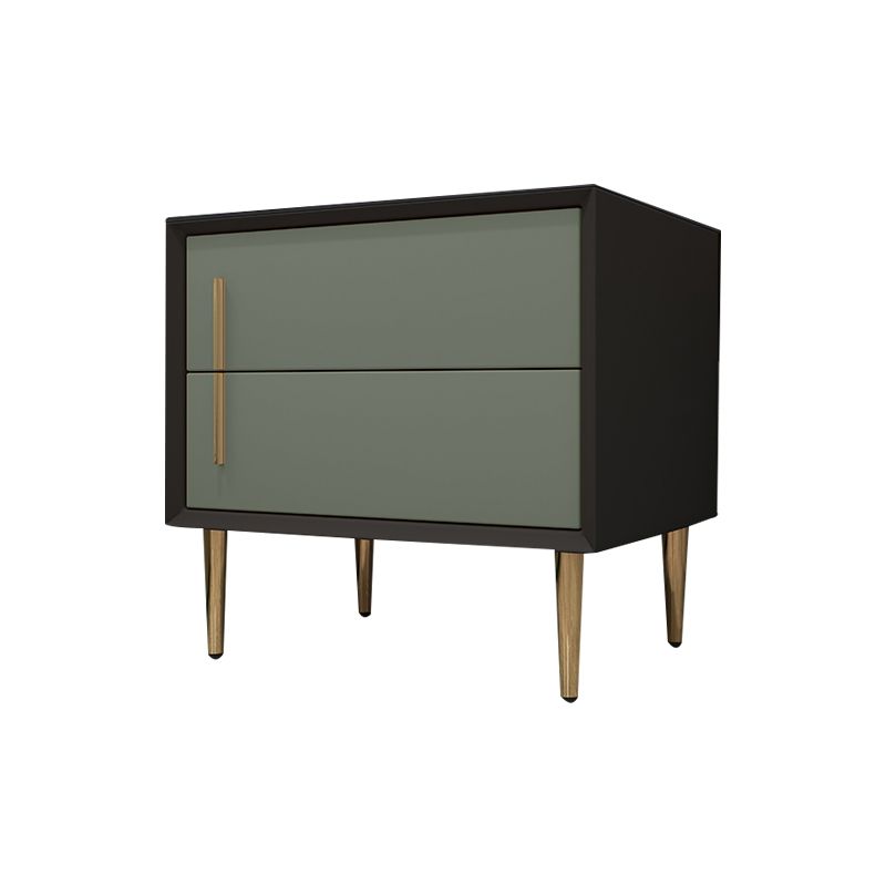 Solid Wood Night Table Contemporary Bed Nightstand with 2 Drawers Clearhalo 'Bedroom Furniture' 'furn' 'furn_night_stand' 'Furniture' 'night_stand' 'Nightstands' 1200x1200_8a3e926f-5075-4f5b-8ecc-efc18a205a7b