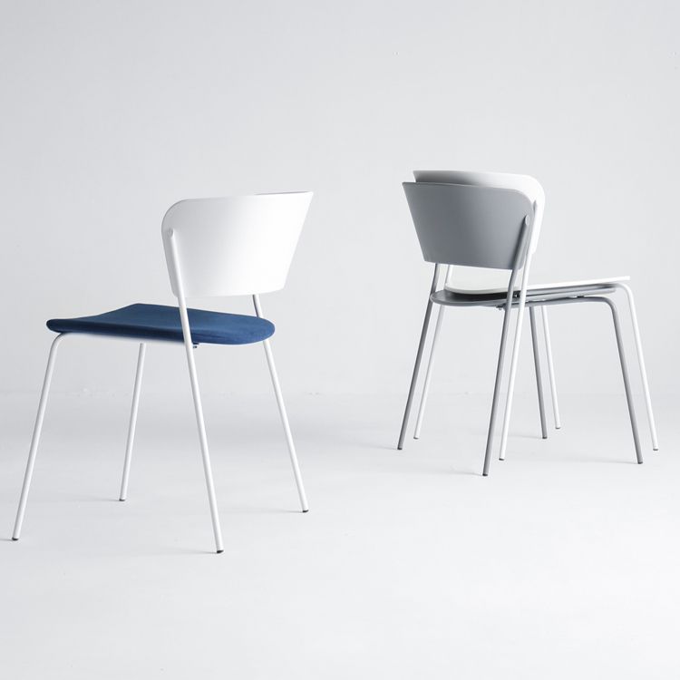 Contemporary Dining Chair Open Back Side Chair with Metal Legs for Home Use Clearhalo ' kitchen&dining_furn' 'Dining Chairs' 'Dining Tables & Seating' 'dining_chair' 'furn' 'furn_dining_chair' 'Furniture' 'furniture_dining_chair' 'Kitchen & Dining Furniture' 'kitchen' 1200x1200_8a3f7d97-aa8d-4f8f-9e95-f0f399ccce61