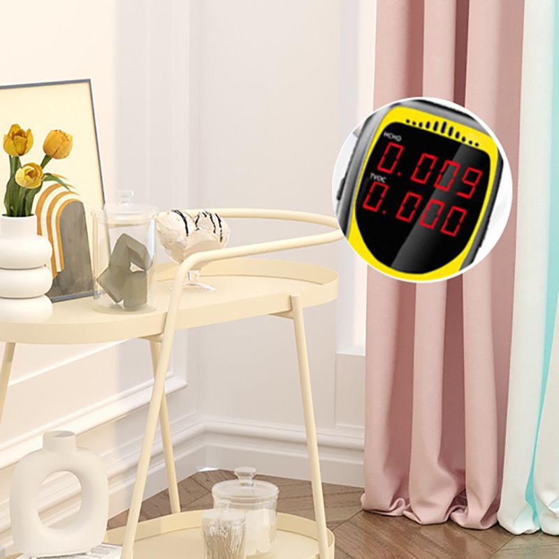 Ovaler 2-stufiger Endtisch mit Rollen moderner Beistelltisch mit Rädern