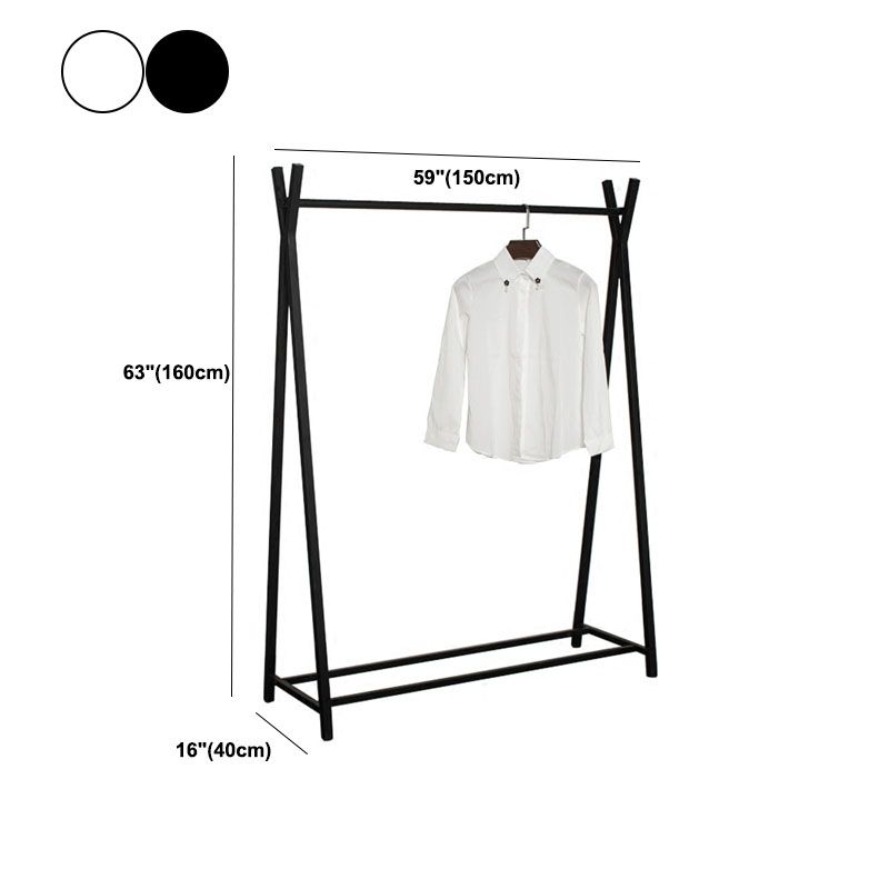 Industrial Metal Hall Stand Entry Hall Tree with Cross Shape Clearhalo 'Entry & Mudroom Furniture' 'furn' 'furn_hall_tree_coat_racks' 'Furniture' 'Hall Trees & Coat Racks' 'hall_tree_coat_racks' 1200x1200_8a41184d-4527-4d0c-be73-569d7740976f