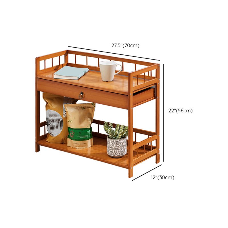 11" Wide Contemporary Corner Table Rectangular Accent Side Table with Storage Clearhalo 'Coffee & Accent Tables' 'End & Side Tables' 'end_side_tables' 'furn' 'furn_end_side_tables' 'Furniture' 'Living Room Furniture' 1200x1200_8a41b9dd-21d6-4d62-85c3-82b58bbb7707
