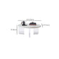 Contemporary Round Terrazzo Coffee Table in White Acrylic Legs 1 Single Cocktail Table Clearhalo 'Coffee & Accent Tables' 'Coffee Tables' 'coffee_tables' 'furn' 'furn_coffee_tables' 'Furniture' 'Living Room Furniture' 1200x1200_8a423c26-9fb2-4320-8bff-dba7f62c2d3f