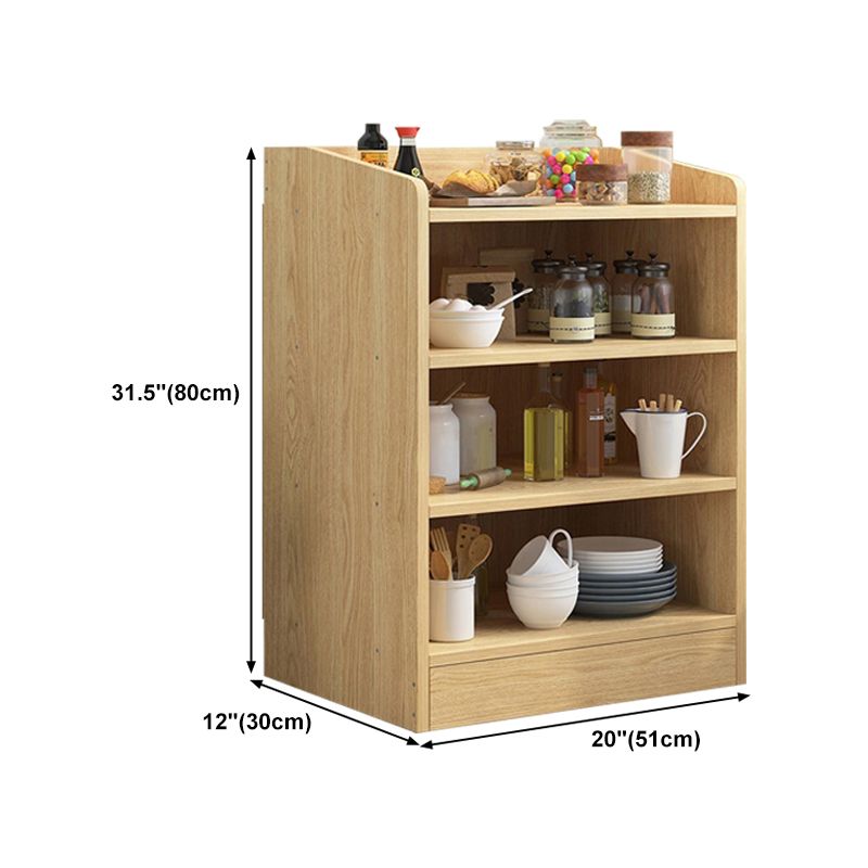 Wood Kitchen Sideboard Cabinet Modern Credenza with Drawer and Storage Clearhalo 'buffet_sideboard' 'Buffets & Sideboards' 'furn' 'furn_buffet_sideboard' 'Furniture' 'furniture_buffet_sideboard' 'Kitchen & Dining Furniture' 1200x1200_8a47b013-e405-4ba6-a308-29c907b47585