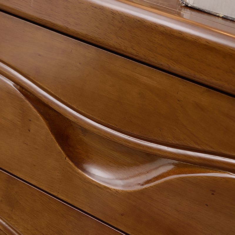 2 Drawers Solid Wood Nightstand Contemporary Oak Night Table Clearhalo 'Bedroom Furniture' 'furn' 'furn_night_stand' 'Furniture' 'night_stand' 'Nightstands' 1200x1200_8a4a1536-af2f-4819-9028-e1a9db763a2f