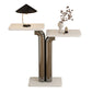 Rectangle Contemporary Console Table Stone Console Sofa Table for Hall