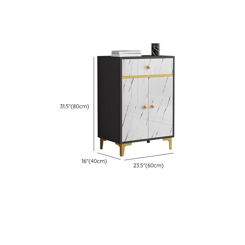 Wood Side Board Modern Style Sideboard with Drawers and Cabinets Clearhalo 'buffet_sideboard' 'Buffets & Sideboards' 'furn' 'furn_buffet_sideboard' 'Furniture' 'Kitchen & Dining Furniture' 1200x1200_8a4f1f25-3805-4194-a1e6-eb0995b6d50a