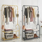 Contemporary Metal Coat Hanger Free Standing Coat Rack with Shelves Shelving Clearhalo 'Entry & Mudroom Furniture' 'furn' 'furn_hall_tree_coat_racks' 'Furniture' 'Hall Trees & Coat Racks' 'hall_tree_coat_racks' 1200x1200_8a4fc313-a24c-4014-b822-d2542fb661d2