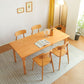 Rectangle Wood Top Dining table Modern Natural Finish Legs Dining Room Table Clearhalo 'Dining Tables & Seating' 'Dining Tables' 'dining_table' 'furn' 'furn_dining_table' 'Furniture' 'Kitchen & Dining Furniture' 1200x1200_8a4fd9b6-c2c4-4955-8281-37344a4d6376
