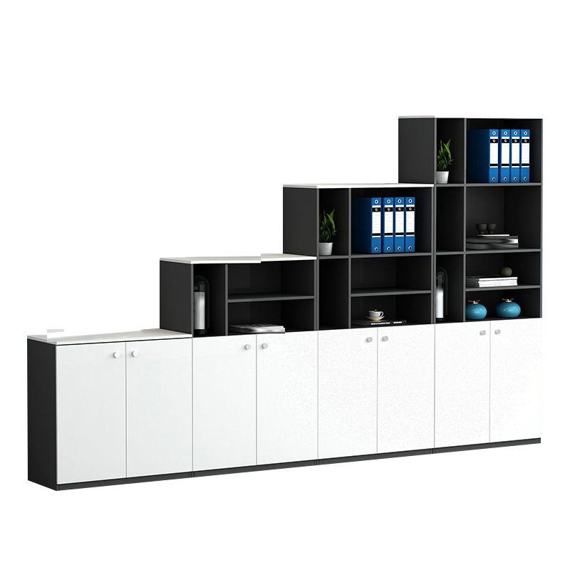 Archivo de estilo contemporáneo Archivo de madera lateral de madera vertical para la oficina en casa