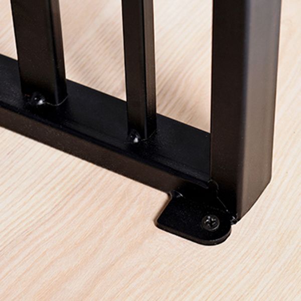 Industrial Rectangle Bistro Table Double Pedestal Solid Wood Bar Height Table in Brown