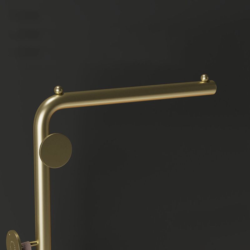 Contemporary Hall Tree Metal Hanging Rail and Hooks Entry Hall Tree Clearhalo 'Entry & Mudroom Furniture' 'furn' 'furn_hall_tree_coat_racks' 'Furniture' 'Hall Trees & Coat Racks' 'hall_tree_coat_racks' 1200x1200_8a514535-357d-46e3-97fd-af34b0125854