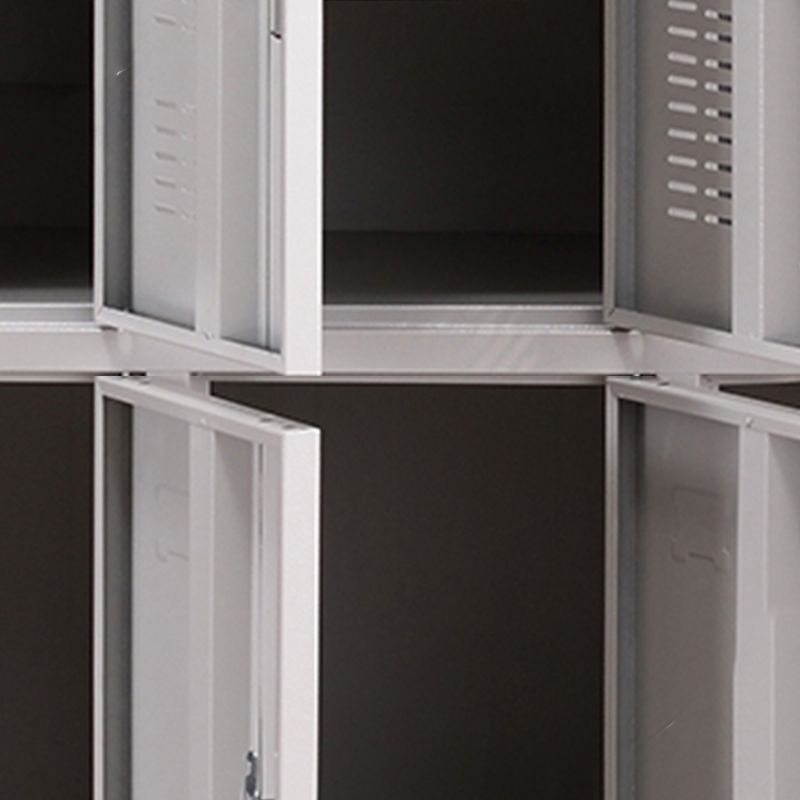 Zeitgenössische Dateischränke Metallrahmen Durchserfarbhöre mit Schlüsselschlos