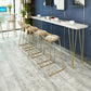 Glam Style Rectangle Bar Table Set 1/2/3/5/9 Pieces Solid Wood Counter Table Clearhalo 'Bar Furniture' 'furn' 'furn_home_bar_bar_sets' 'Furniture' 'Home Bars & Bar Sets' 'home_bar_bar_sets' 'Kitchen & Dining Furniture' 1200x1200_8a52fd57-490a-4c9e-b6fa-7a7fb4d86d03