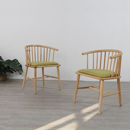 Scandinavian Style Upholstered Side Chair Windsor Back Dining Chairs for Home Clearhalo ' kitchen&dining_furn' 'Dining Chairs' 'Dining Tables & Seating' 'dining_chair' 'furn' 'furn_dining_chair' 'Furniture' 'furniture_dining_chair' 'Kitchen & Dining Furniture' 'kitchen' 1200x1200_8a542808-97b8-4381-84ba-ba219bbb9f16