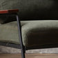 Contemporary Square Arm Loveseat with Loose Back for 2 People
