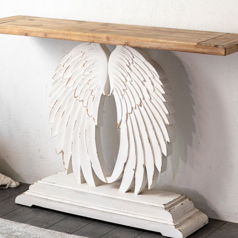 French Country Console Table 16" W Resistant Accent Table for Hall Clearhalo 'Console Tables' 'console_tables' 'Entry & Mudroom Furniture' 'furn' 'furn_console_tables' 'Furniture' 1200x1200_8a563e10-9c83-4fc8-bd29-c2833e2bfdb6