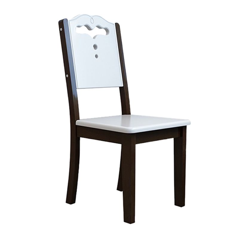 Contemporary Wood Dining Side Chair Dining Room Armless Open Back Dining Side Chair Clearhalo ' kitchen&dining_furn' 'Dining Chairs' 'Dining Tables & Seating' 'dining_chair' 'furn' 'furn_dining_chair' 'Furniture' 'furniture_dining_chair' 'Kitchen & Dining Furniture' 'kitchen' 1200x1200_8a575cdc-9ffa-4462-9fd2-df7bacb9f3c0