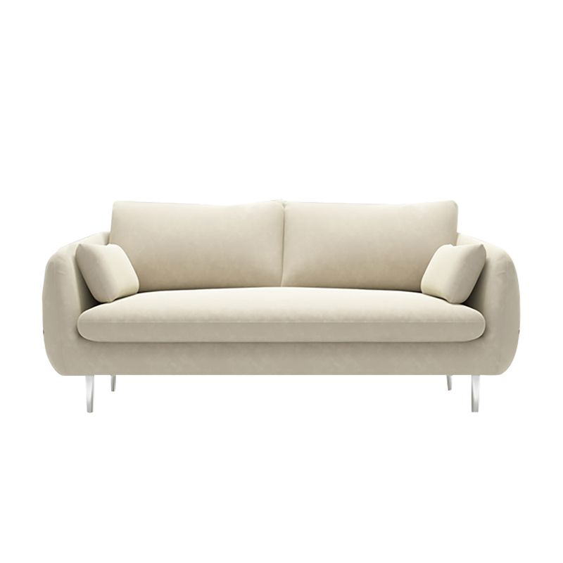 Modern Standard Cushions Sofa 25.5"W Square Arm Sofa with Bolster Pillows for Living Room Clearhalo 'furn' 'furn_sofas' 'Furniture' 'furniture_sofas' 'kitchen' 'kitchen_sofas' 'Living Room Furniture' 'Sofa' 'sofas' 1200x1200_8a5ac58c-fe29-468c-8186-24f8e7ec6932