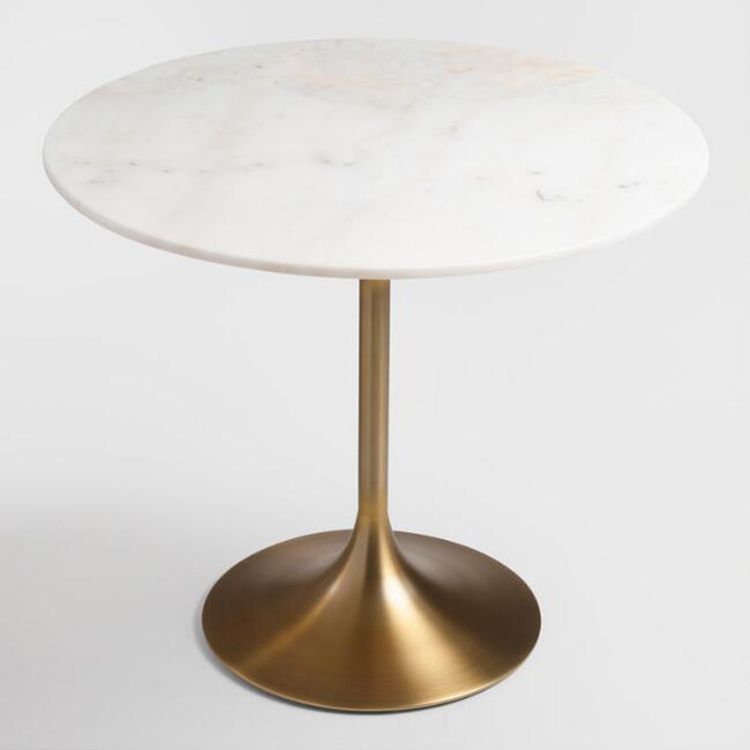 Round Tulip Base Glam Dining Table White Fixed Table with Sintered Stone Clearhalo ' dining_table' 'Dining Tables & Seating' 'Dining Tables' 'furn' 'furn_dining_table' 'Furniture' 'furniture_dining_table' 'Kitchen & Dining Furniture' 'kitchen&dining_furn' 'kitchen' 'kitchen_dining_table' 1200x1200_8a5af90d-bb90-47a8-9513-31d013226670