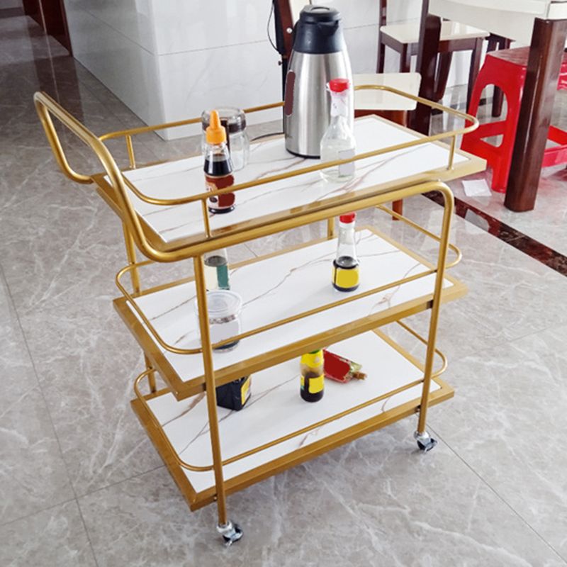 Rolling Contemporary Prep Table Metal Prep Table for Kitchen Use Clearhalo 'furn' 'furn_kitchen_islands_carts' 'Furniture' 'Kitchen & Dining Furniture' 'Kitchen Islands & Carts' 'kitchen_islands_carts' 1200x1200_8a5e45da-e75d-4092-b19b-cd3306f97d5b