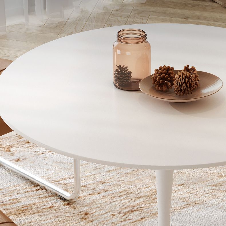 Round Tulip Base Modern Dining Table White Tone Fixed Table for Dining Room Clearhalo ' dining_table' 'Dining Tables & Seating' 'Dining Tables' 'furn' 'furn_dining_table' 'Furniture' 'furniture_dining_table' 'Kitchen & Dining Furniture' 'kitchen&dining_furn' 'kitchen' 'kitchen_dining_table' 1200x1200_8a5e804a-9a47-42e3-896a-46c0612c5ff5