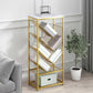 Modern Metal Book Shelf Home Open Back Bookcase with Shelves Clearhalo 'Bookcases' 'furn' 'furn_bookcases' 'Furniture' 'Office Furniture' 1200x1200_8a60ea77-b2ad-4a28-a9a2-658adeec6532