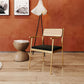 Velvet Armless Dining Chairs Industrial Indoor Open Back Chair