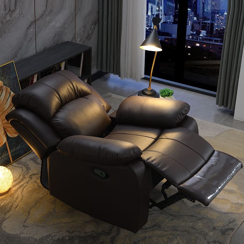 Manuale in pelle finta- Leva standard Recliner Metal Frame Recliner