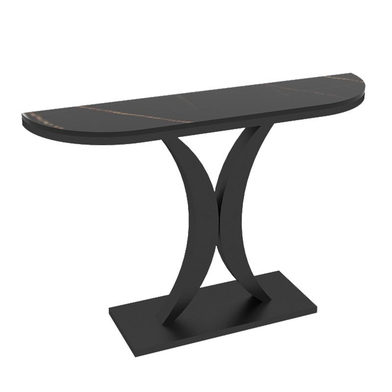 Tavolo di accento console contemporanea Antique Finitura Malf Moon Console Table