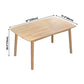Modern Rectangle Pine Solid Wood Table 4 Legs Home Kitchen Dinner Furniture Clearhalo ' dining_table' 'Dining Tables & Seating' 'Dining Tables' 'Furniture' 'furniture_dining_table' 'Kitchen & Dining Furniture' 'kitchen&dining_furn' 'kitchen' 'kitchen_dining_table' 1200x1200_8a6733ae-cff1-4ada-a126-d715684f3e6e