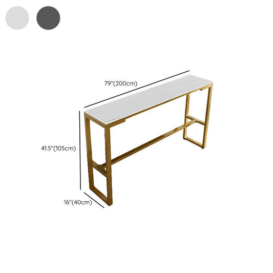 Set di tavoli da bar in pietra moderno 1/4/7 pezzi bancone per la sala da pranzo