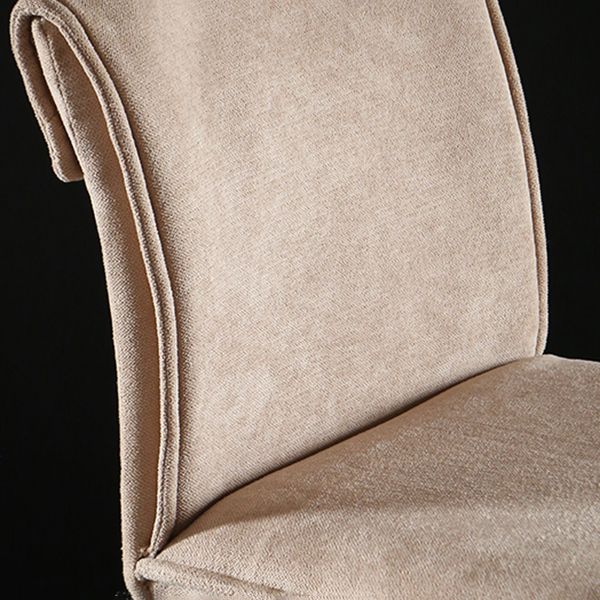 Upholstered Modern Counter Bar Stool Armless Backrest Bar Stool with Metal Base Clearhalo 'Bar Furniture' 'Bar Stools' 'bar_stools' 'furn' 'furn_bar_stools' 'furniture_bar_stools' 'Kitchen & Dining Furniture' 'kitchen&dining_furn' 'kitchen' 'kitchen_furn' Furniture' 1200x1200_8a698a4a-ec22-4e1c-a449-0dcbaef3e2e8