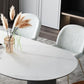 Metal Contemporary Free Form Table White Sintered Stone Table for Dining Room Clearhalo ' dining_table' 'Dining Tables & Seating' 'Dining Tables' 'furn' 'furn_dining_table' 'Furniture' 'furniture_dining_table' 'Kitchen & Dining Furniture' 'kitchen&dining_furn' 'kitchen' 'kitchen_dining_table' 1200x1200_8a6a2acf-01ce-40f9-97da-ca4ac5d5a1d0