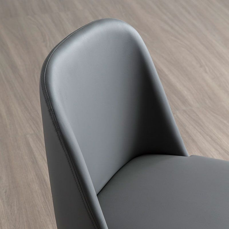 Contemporary Dining Chair Armless Chair with Wooden Legs for Kitchen Clearhalo ' kitchen&dining_furn' 'Dining Chairs' 'Dining Tables & Seating' 'dining_chair' 'furn' 'furn_dining_chair' 'Furniture' 'furniture_dining_chair' 'Kitchen & Dining Furniture' 'kitchen' 1200x1200_8a6a418f-3bd5-4329-bbd0-6226e074f542