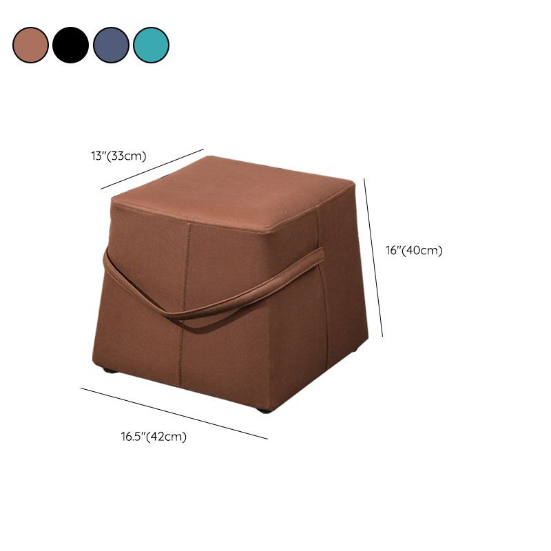 Moden Cotton Pouf Brown Scratch Resistant Pouf for Living Room Clearhalo 'furn' 'furn_ottomans_poufs' 'Furniture' 'Living Room Furniture' 'Ottomans & Poufs' 'ottomans_poufs' 1200x1200_8a6b6584-64bc-4d06-bd7f-9de9978ecb55