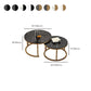 Slate Nesting Coffee Table Set No Distressing Round Coffee Table Set Clearhalo 'Coffee & Accent Tables' 'Coffee Tables' 'coffee_tables' 'furn' 'furn_coffee_tables' 'Furniture' 'Living Room Furniture' 1200x1200_8a6c356c-c4e0-4b37-b15b-d29300be36ec