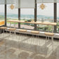 Pine Wood Bar Dining Table Contemporary Bar Table with Double Pedestal Base Clearhalo 'Bar Furniture' 'Bar Tables' 'bar_tables' 'furn' 'furn_bar_tables' 'Furniture' 'furniture_bar_tables' 'Kitchen & Dining Furniture' 1200x1200_8a6e2af3-cbe8-409f-8937-39195b715ac6