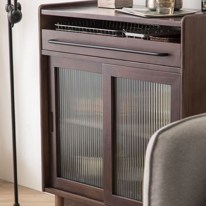 Server da pranzo in legno massiccio di pino mobile contemporaneo