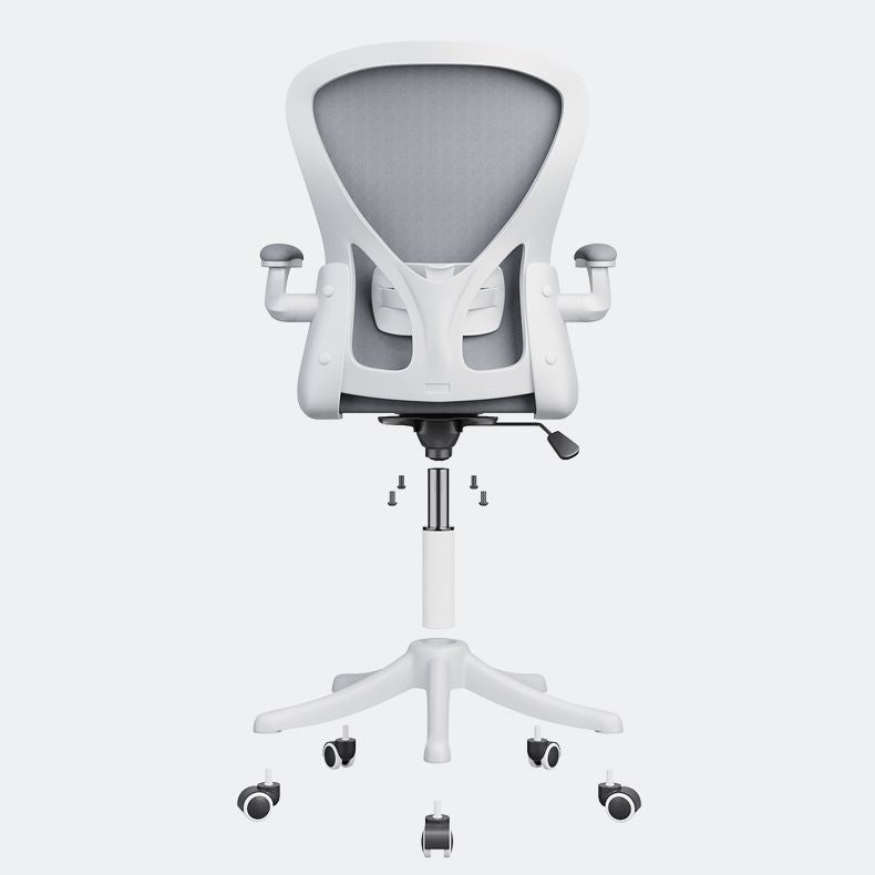 Modern Style Task Chair Adjustable Office Chair with Flip-Up Armrest Clearhalo 'furn' 'furn_office_chair' 'Furniture' 'furniture_office_chair' 'Office Chairs' 'Office Furniture' 'office_chair' 1200x1200_8a71d7bd-21be-44ea-a63f-137af8ccccc4