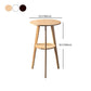 Simple Style Round Bar Table Wood Top Pub Table for Living Room Clearhalo 'Bar Furniture' 'Bar Tables' 'bar_tables' 'Furniture' 'furniture_bar_tables' 'Kitchen & Dining Furniture' 1200x1200_8a73228f-8ae4-4bfa-9898-55f38325c173