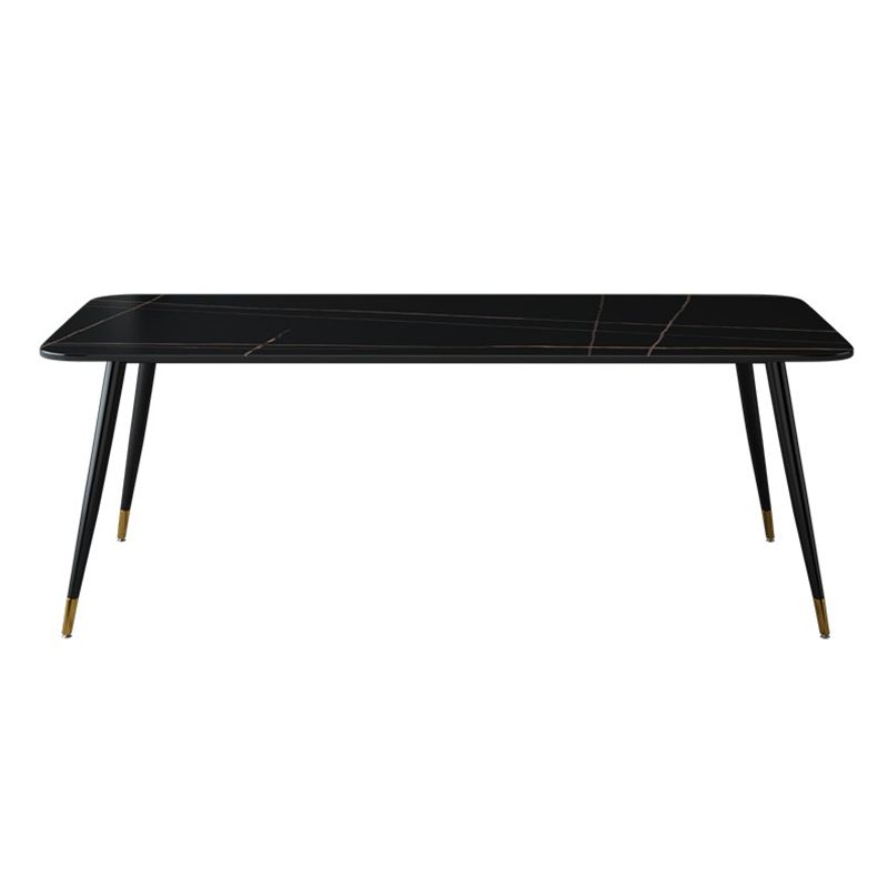 Industrial Style Stone Dining Table 4 Legs Dining Room Collection for Indoor Clearhalo 'Dining Tables & Seating' 'Dining Tables' 'dining_table' 'furn' 'furn_dining_table' 'Furniture' 'furniture_dining_table' 'Kitchen & Dining Furniture' 'kitchen' 'kitchen_dining_table' 1200x1200_8a75d2cb-80d1-47e0-90e6-f8abd1206ee1