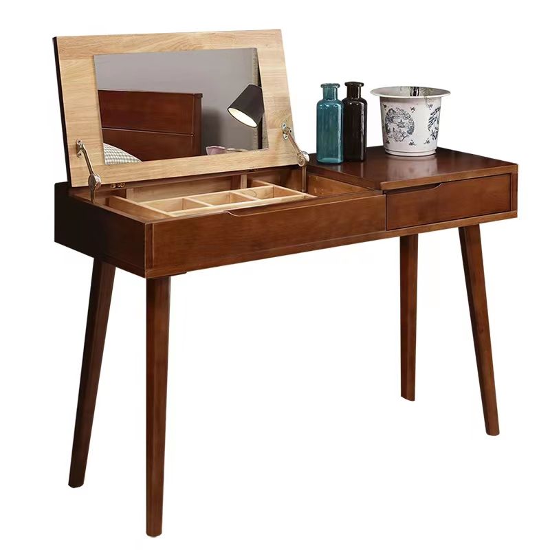 29.5 "Hoogte Flip-Top Vanity Set Desk ijdelheid met spiegel en lade