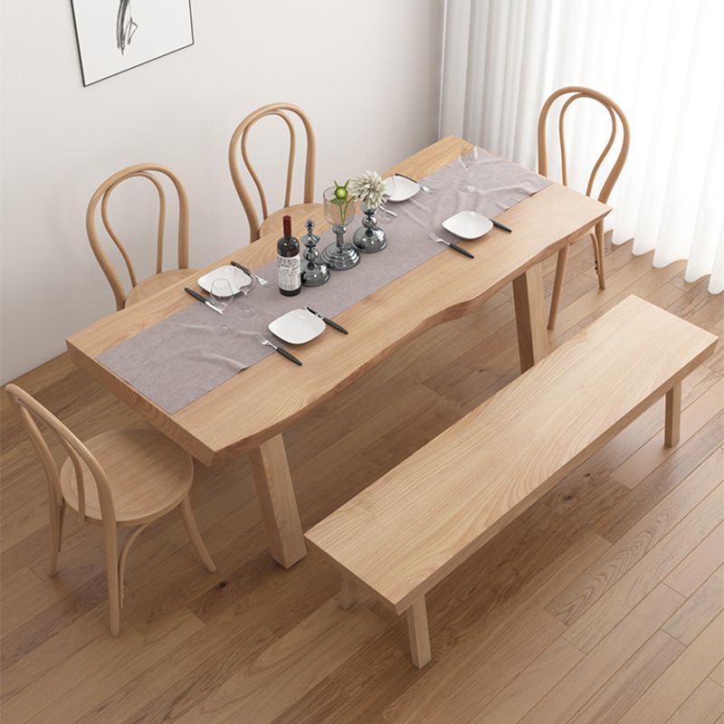 Modern 1/4/5/6 Pieces Dining Set with Solid Wood Table and Chairs Furniture Clearhalo 'Dining Room Sets' 'Dining Tables & Seating' 'dining_room_set' 'furn' 'furn_dining_room_set' 'Furniture' 'furniture_dining_room_set' 'Kitchen & Dining Furniture' 'kitchen&dining_furn' 'kitchen' 1200x1200_8a7765fc-0e0c-4e39-9c05-e4d6383a691c