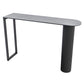 Nordic Rectangle Bar Counter Table Sintered Stone Dining Table for Kitchen with Metal Legs Clearhalo 'Bar Furniture' 'Bar Tables' 'bar_tables' 'Furniture' 'furniture_bar_tables' 'Kitchen & Dining Furniture' 1200x1200_8a780730-9d82-4593-9b00-a98b0b90a15c