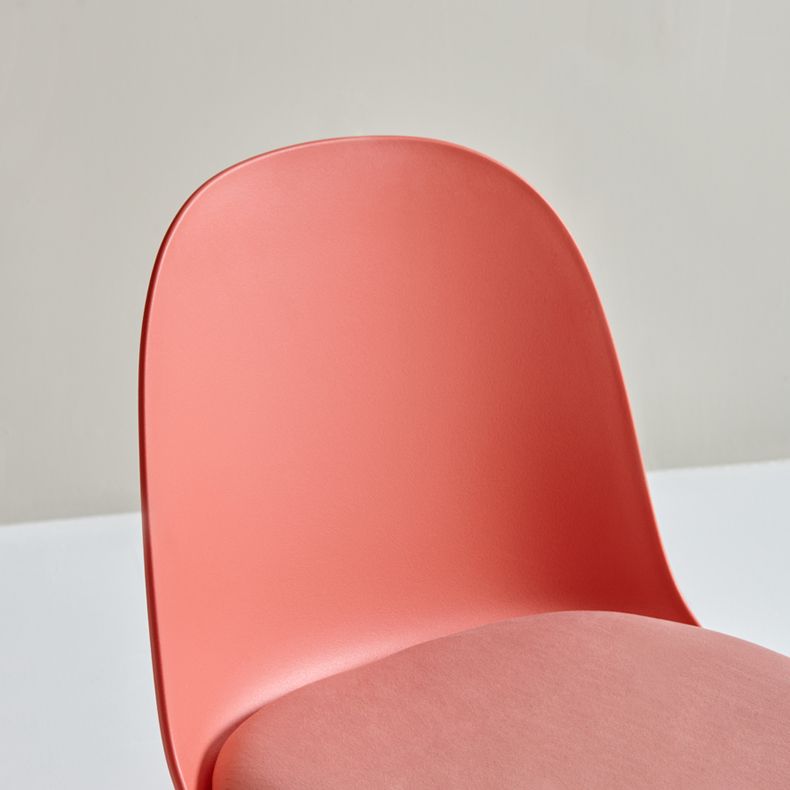 Contemporary Plastic Side Chair Solid Back Kitchen Dining Room Chair Clearhalo 'Dining Chairs' 'Dining Tables & Seating' 'dining_chair' 'furn' 'furn_dining_chair' 'Furniture' 'furniture_dining_chair' 'Kitchen & Dining Furniture' 1200x1200_8a78687b-3850-463f-af0b-9d5fac5f938a