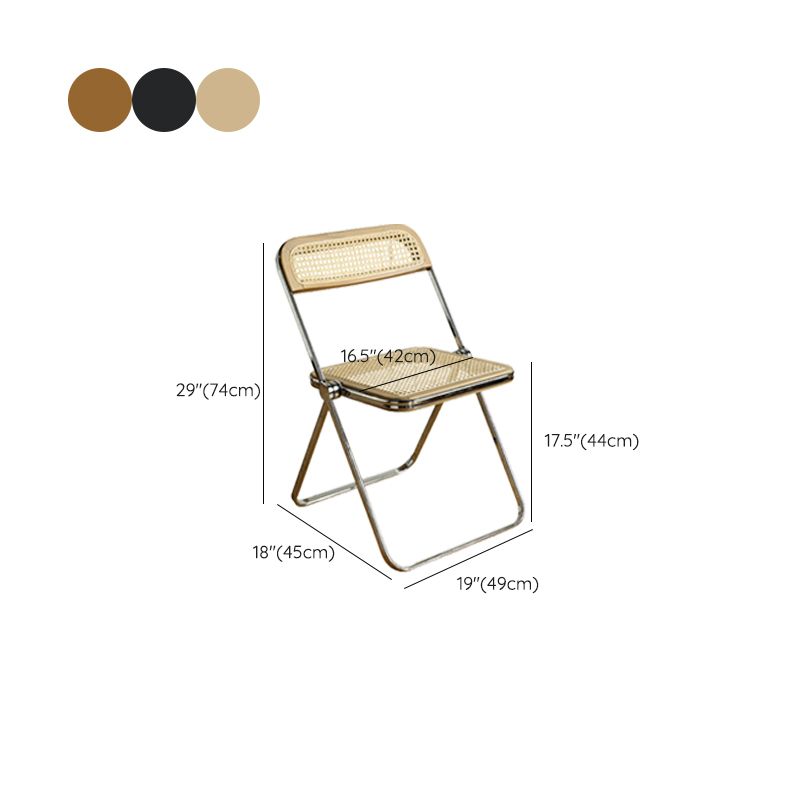 工業用サイドチェアメタル折りたたみ屋内ダイニングチェアのための屋内ダイニングチェア